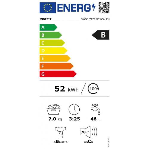 INDESIT Skalbimo mašina Indesit BWE 71295X WSV EE 299,00 EUR