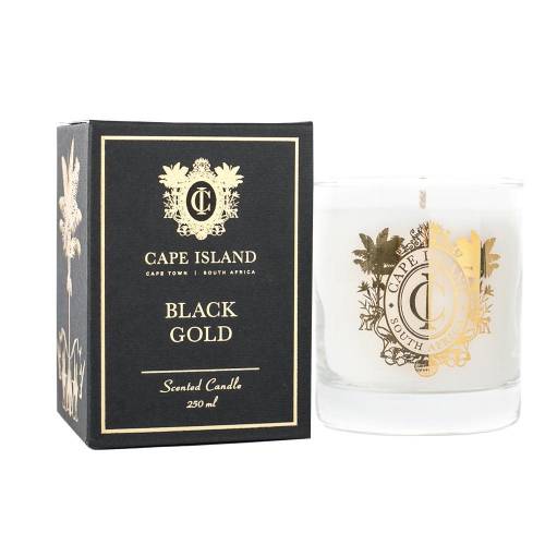 CAPE ISLAND CAPE ISLAND aromatinė žvakė BLACK GOLD 200g 33,00 EUR CAPE ISLAND CAPE ISLAND aromatinė žvakė BLACK GOLD 200g 33,00 EUR