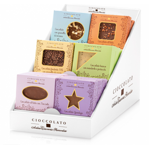 Antica Torroneria Piemontese ANTICA TORRONERIA PIEMONTESE šokolado plytelė \\"Tavoletta di cioccolato fondente 70% con granel...