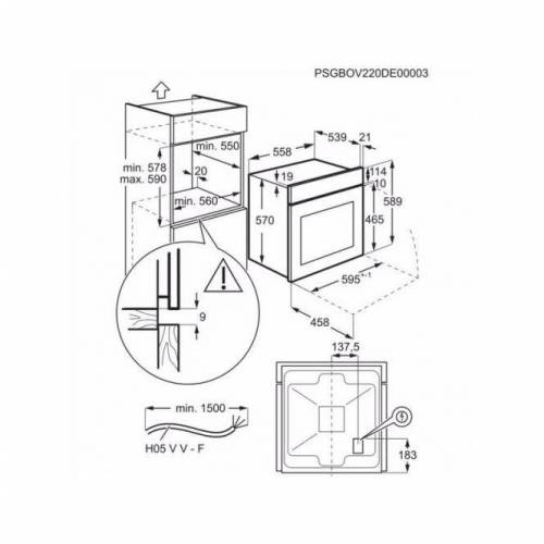 AEG Elektrinė orkaitė AEG OU5AB21CM 349,00 €