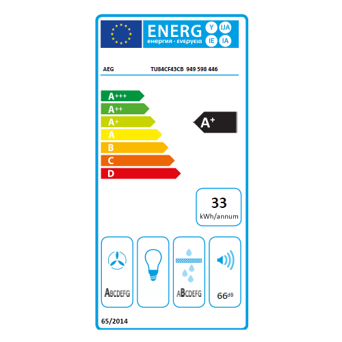AEG 80 cm pločio indukcinė kaitlentė su integruotu gartraukiu AEG TU84CF43CB 2,025.00