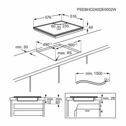 AEG Indukcinė kaitlentė AEG TO64IM00XB 499,00 €
