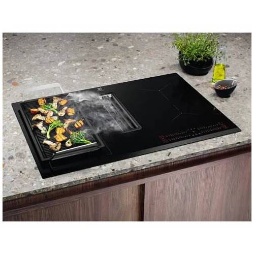 ELECTROLUX 80 cm pločio indukcinė kaitlentė su integruotu gartraukiu Electrolux ECC8344 1,289.00