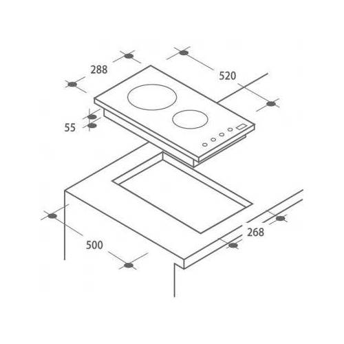 CANDY Domino kaitlentė Candy CDH 30 169,00 €