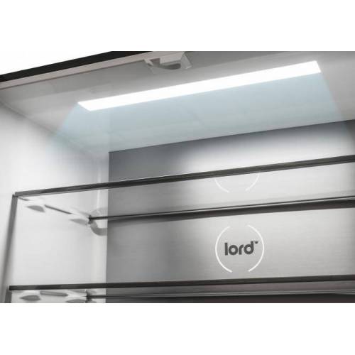 Lord Sidabrinės spalvos Side-by-Side tipo šaldytuvas su šaldikliu Lord C26 + DOVANA kavos pupelės LORD (0.5 kg) 959,00 €