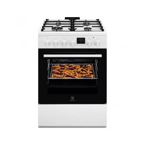 ELECTROLUX 60cm pločio dujinė viryklė su el.orkaite Electrolux LKK660220W 420,00 EUR