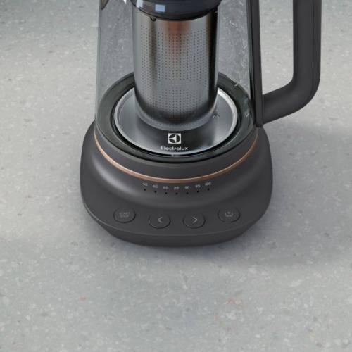 ELECTROLUX Elektrinis virdulys su temperatūros reguliavimu ir nuovirų filtru Electrolux E7GK1-8BP 1.7l juodas / stiklas 89,00 €
