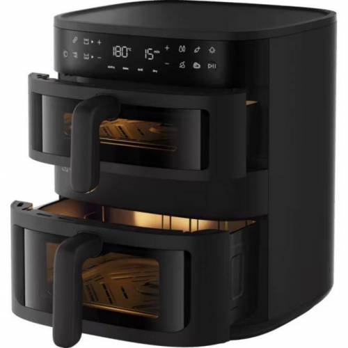 ELECTROLUX Dviguba karšto oro gruzdintuvė su langeliais ir displėjumi Electrolux EAFD11B 11L juoda 199,00 €