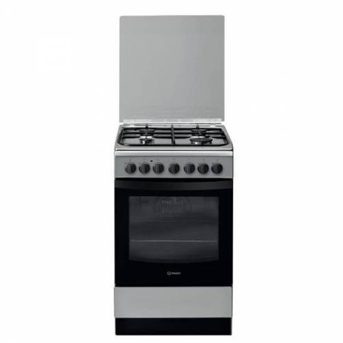 INDESIT Ner.plieno spalvos dujinė viryklė su el.orkaite Indesit I5G5PMX 299,00 EUR