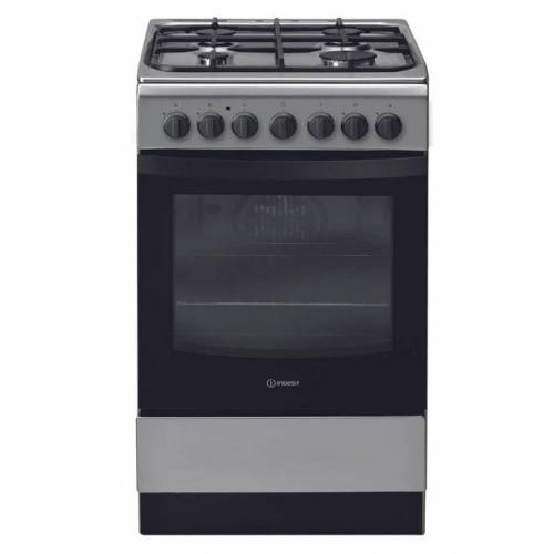 INDESIT Ner.plieno spalvos dujinė viryklė su el.orkaite Indesit I5G5PMX 299,00 €