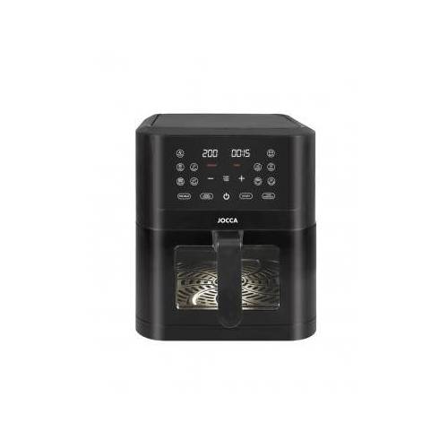 JOCCA Karšto oro gruzdintuvė su dvigubu kaitinimo elementu displėjumi ir langeliu Jocca 2947 9l juoda/ ner.plienas 85,00 €