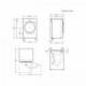ELECTROLUX Džiovyklė su šilumos siurbliu Electrolux EW9D4854K1E 825,00 €