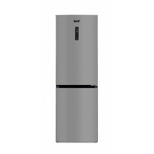 Lord 186 cm aukščio ner.plieno spalvos NoFrost šaldytuvas su šaldikliu Lord C28 + DOVANA kavos pupelės LORD (0.5 kg) 529,00 €