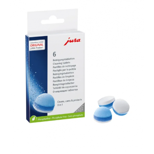 JURA JURA 3 fazių valymo tabletės (6 vnt.) 12,90 €