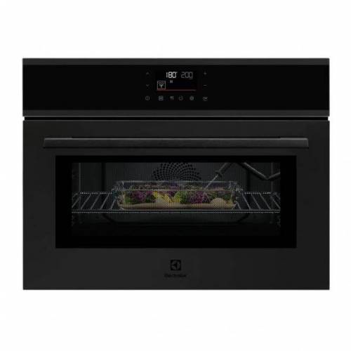 ELECTROLUX Juodos matinės spalvos kompaktinė orkaitė su mikrobangų funkcija Electrolux EVL7E06GE 715,00 €