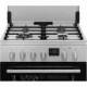 ELECTROLUX 60cm pločio ner.plieno spalvos dujinė viryklė su el. orkaite Electrolux LKK664223X 475,00 €