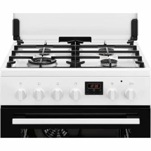ELECTROLUX 60 cm pločio baltos spalvos dujinė viryklė su el.orkaite Electrolux LKK660225W 425,00 €