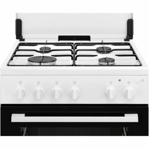 ELECTROLUX 60 cm pločio baltos spalvos dujinė viryklė su dujine orkaite Electrolux LKG604017W 420,00 €