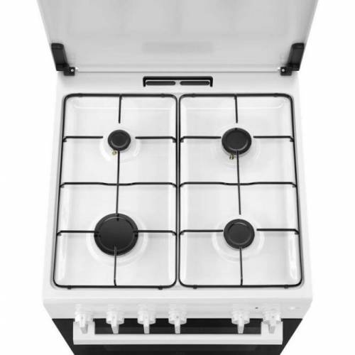 ELECTROLUX 60 cm pločio baltos spalvos dujinė viryklė su dujine orkaite Electrolux LKG604017W 420,00 €