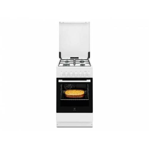 ELECTROLUX 50 cm pločio dujinė viryklė su elektrine orkaite Electrolux LKK520033W 375,00 €