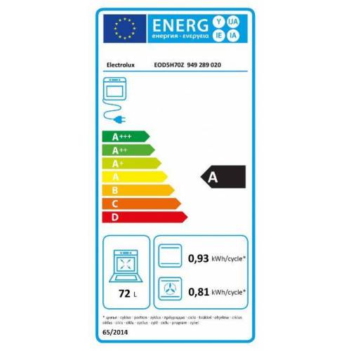 ELECTROLUX Elektrinė orkaitė su garų funkcija Electrolux EOD5H70Z 335,00 €