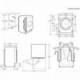 ELECTROLUX Įmontuojama skalbimo mašina su garų programa Electrolux EW8F348SIC 690,00 €