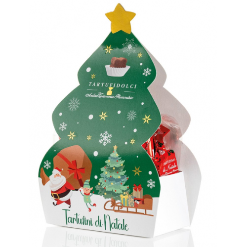 Antica Torroneria Piemontese ANTICA TORRONERIA PIEMONTESE šokoladiniai triufeliai Tartufini Green Box “Alberello” 180 g 16,99 €