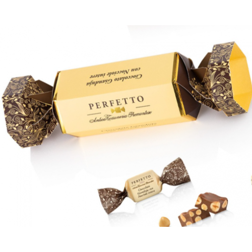 Antica Torroneria Piemontese ANTICA TORRONERIA PIEMONTESE šokoladiniai saldainiai \\"Perfetto Gianduje\\" 100 g 9,50 €