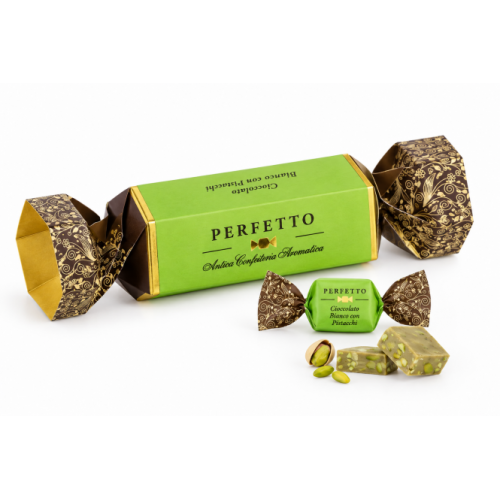 Antica Torroneria Piemontese ANTICA TORRONERIA PIEMONTESE šokoladiniai saldainiai \\"Perfetto Pistacchio\\" 100 g 10,50 €