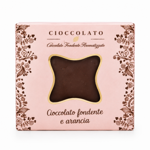 Antica Torroneria Piemontese ANTICA TORRONERIA PIEMONTESE šokolado plytelė \\"Tavoletta di cioccolato fondente e arancia\\" 4...
