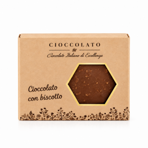 Antica Torroneria Piemontese ANTICA TORRONERIA PIEMONTESE šokolado plytelė \\"Tavoletta di cioccolato con biscotto\\" 40 g 2,...