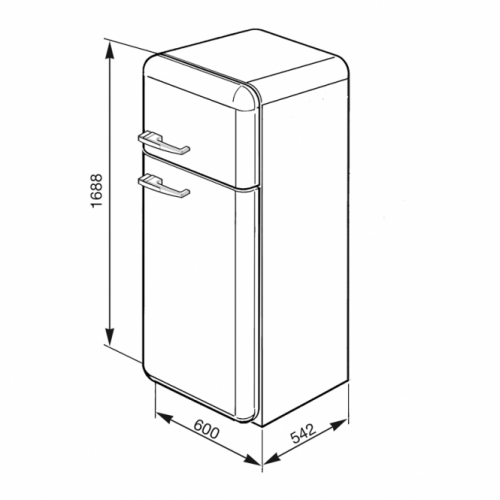 SMEG Šaldytuvas Smeg FAB30RX1 1,549.00 SMEG Šaldytuvas Smeg FAB30RX1 1,549.00